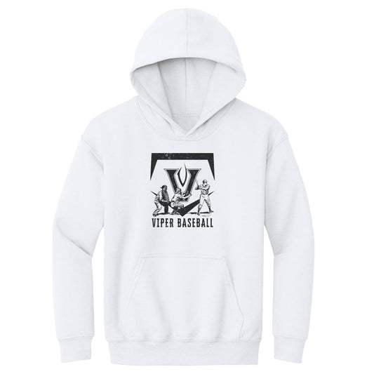 Youth Hoodie Old School Baseball