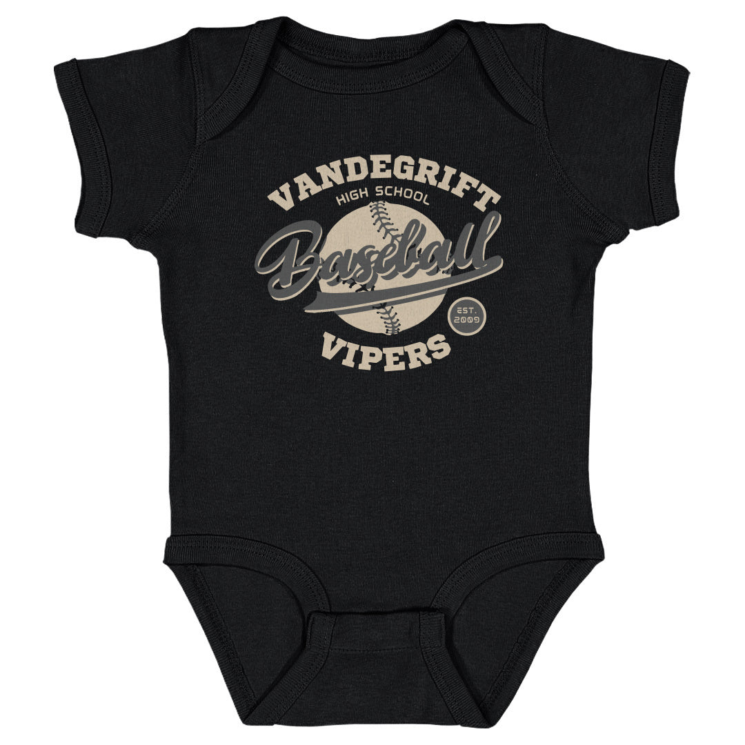 Infant Onesie Vandegrift Baseball Script