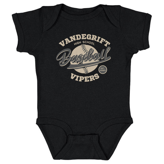 Infant Onesie Vandegrift Baseball Script