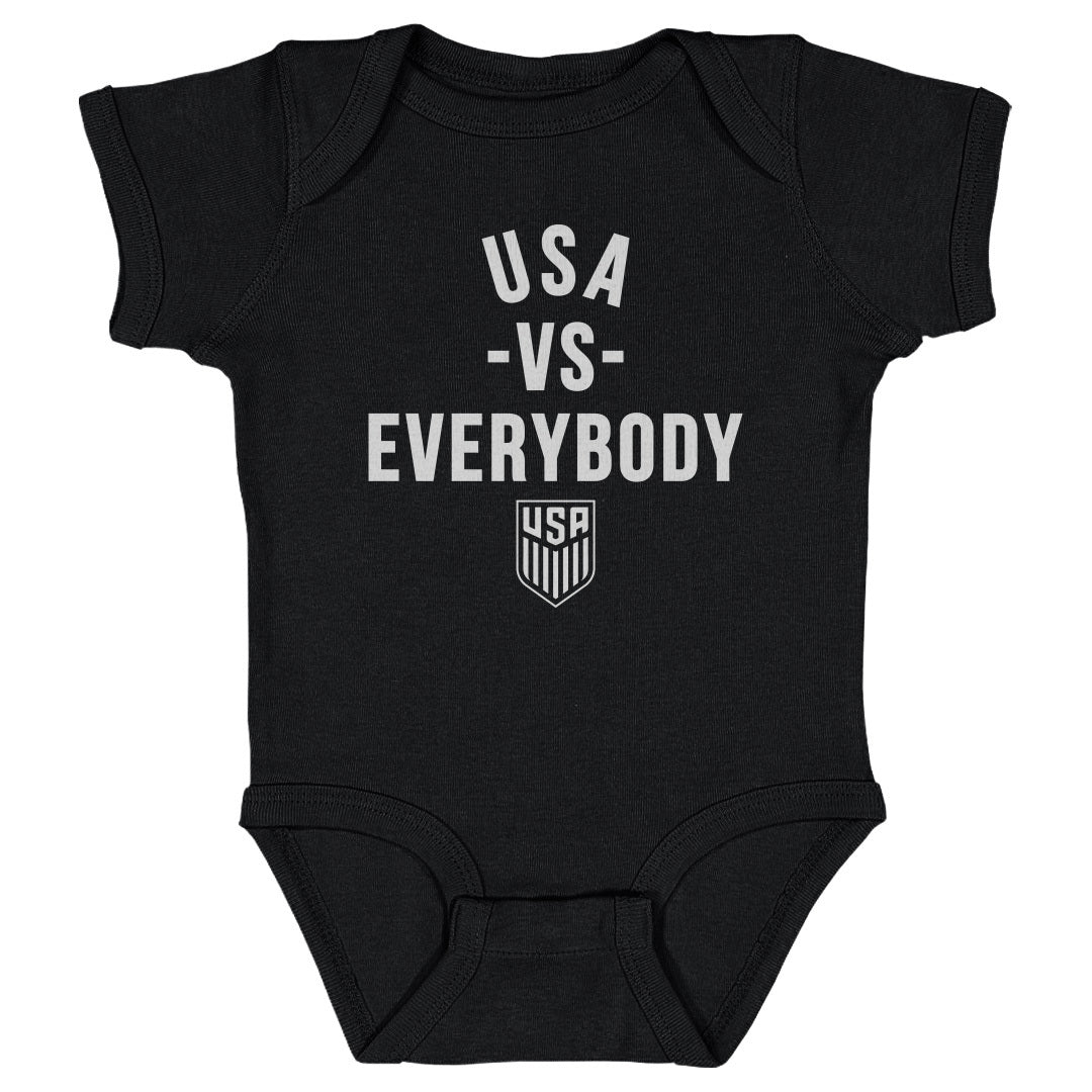 Infant Onesie U.S. Soccer Vs. Everybody WHT