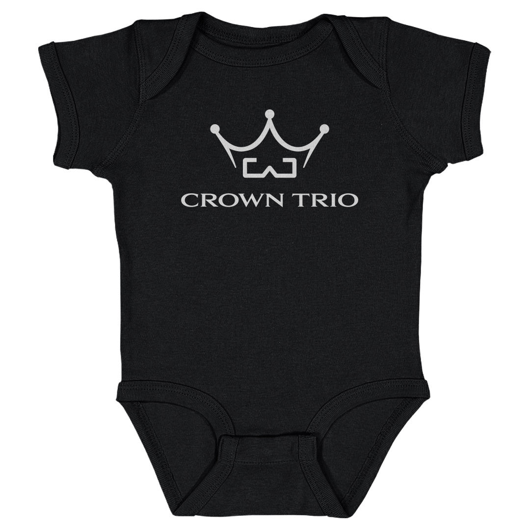 Infant Onesie Crown Trio Logo Stacked