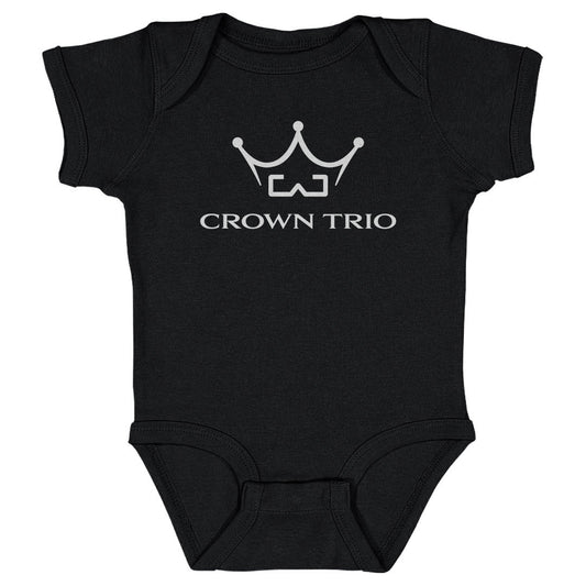 Infant Onesie Crown Trio Logo Stacked