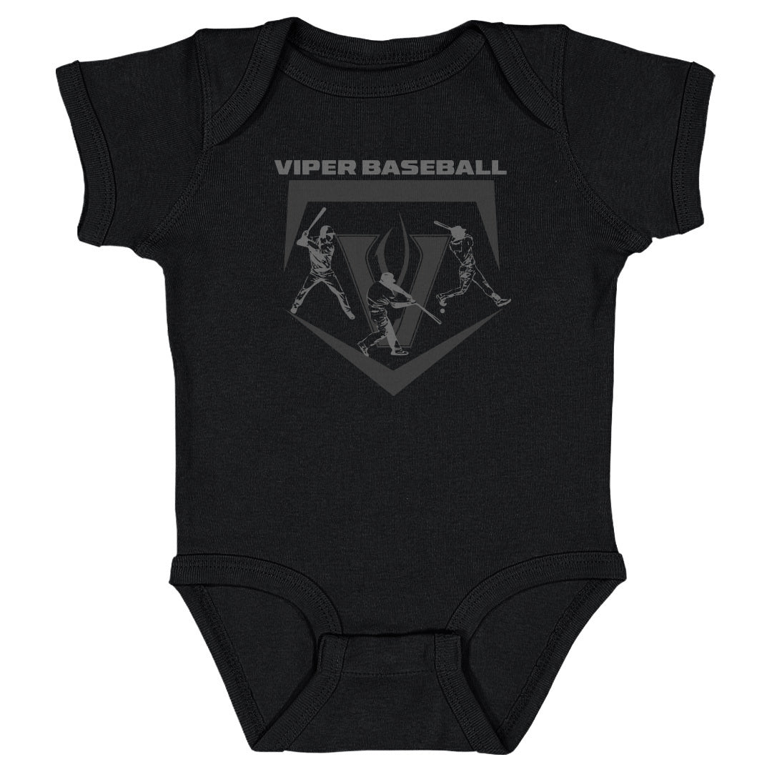 Infant Onesie Vandegrift Baseball Logo Silhouette
