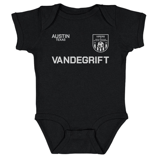 Infant Onesie Soccer State Champs 2025 Patch