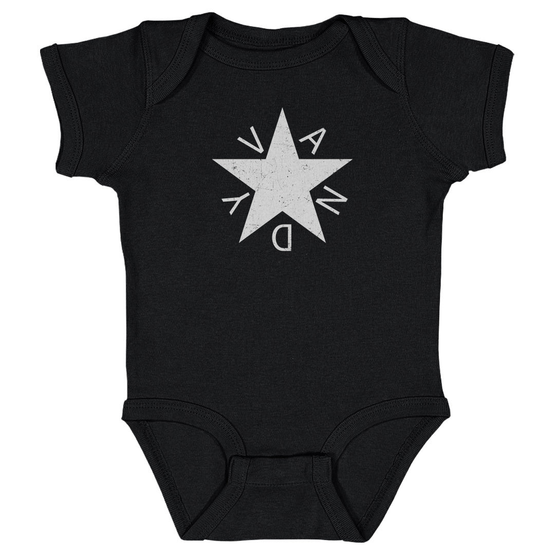Infant Onesie Vandy Star - on black