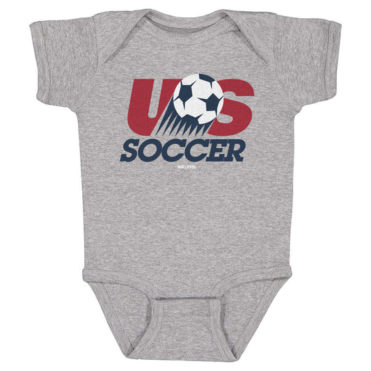 Infant Onesie U.S. Soccer Retro Logo WHT