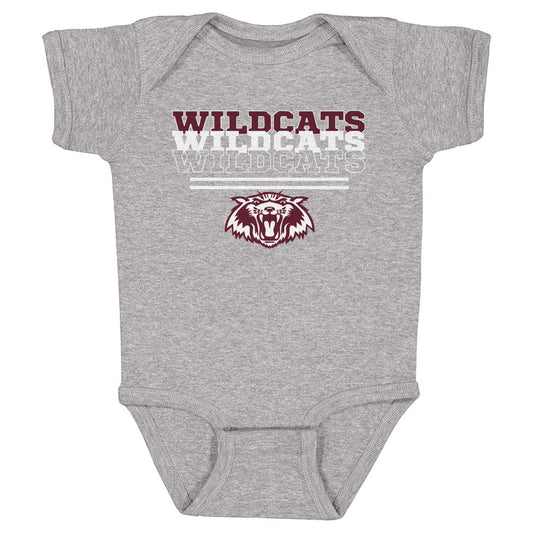 Infant Onesie Plano Wildcats 2603