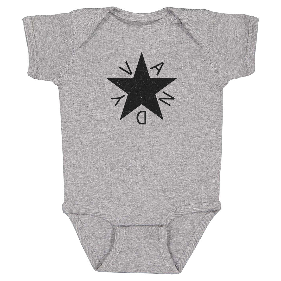 Infant Onesie Vandy Star - On White & Gray