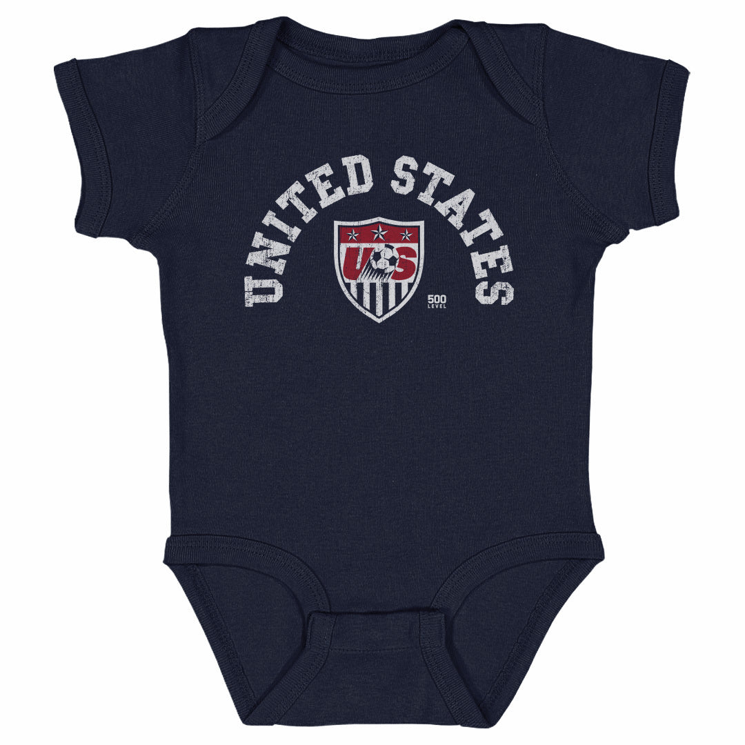 Infant Onesie U.S. Soccer Retro Arch WHT