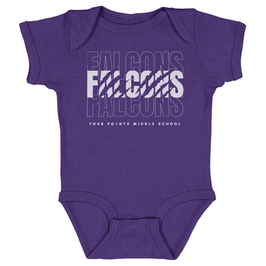Infant Onesie Four Points Falcons Repeat