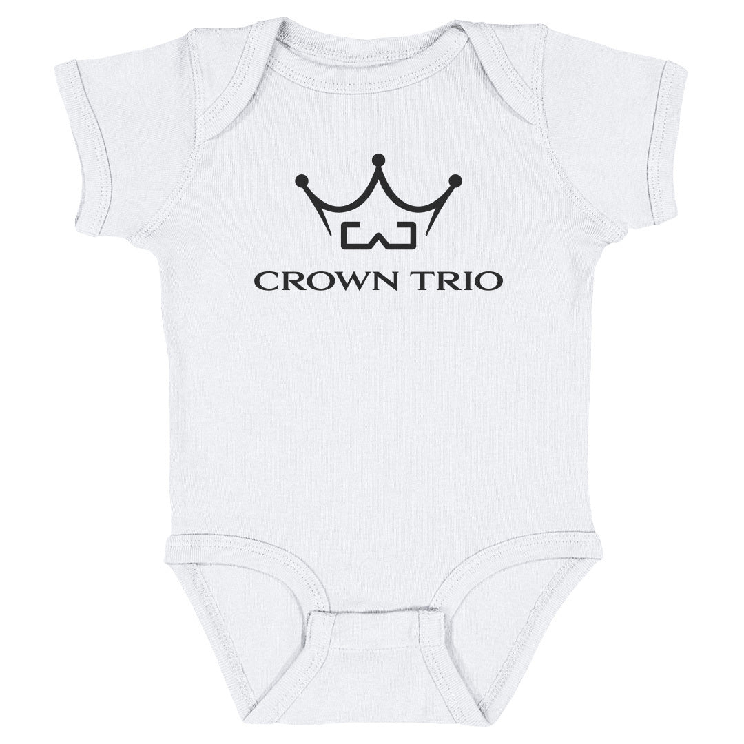 Infant Onesie Crown Trio Logo Stacked