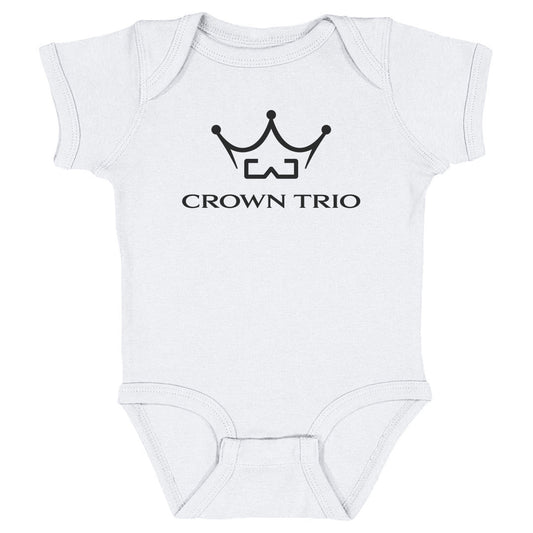 Infant Onesie Crown Trio Logo Stacked