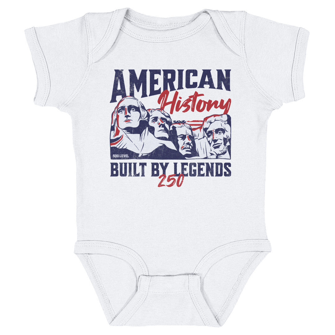 Infant Onesie USA America 250 Years Built By Legends