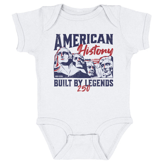 Infant Onesie USA America 250 Years Built By Legends