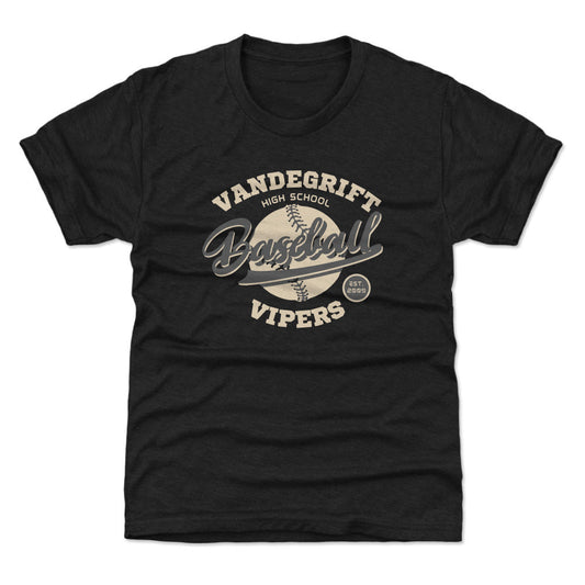 Youth Tee Vandegrift Baseball Script
