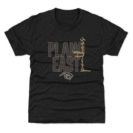 Youth Tee Plano East Panthers Vertical Cursive