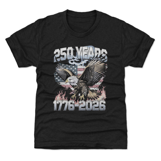 Youth Tee USA America 250 Years Eagle Flag WHT