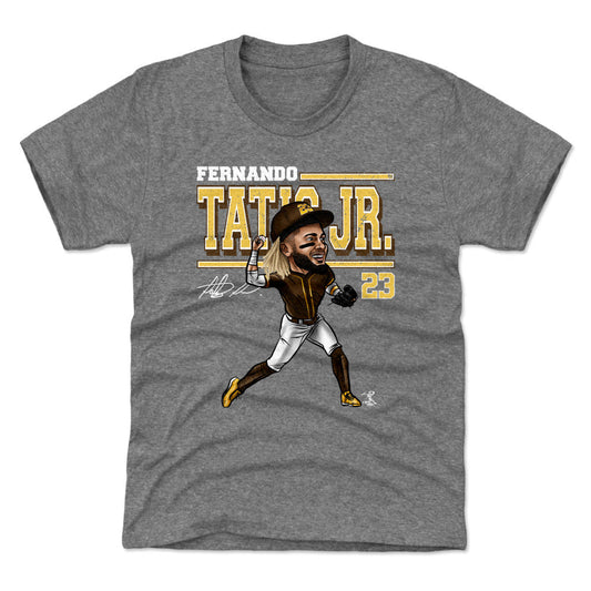 Fernando Tatis Jr Cartoon WHT