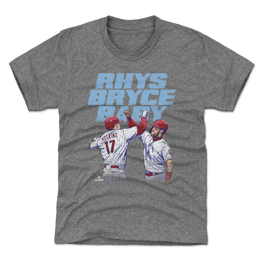Bryce Harper & Rhys Hoskins Philadelphia Rhys Bryce Baby WHT