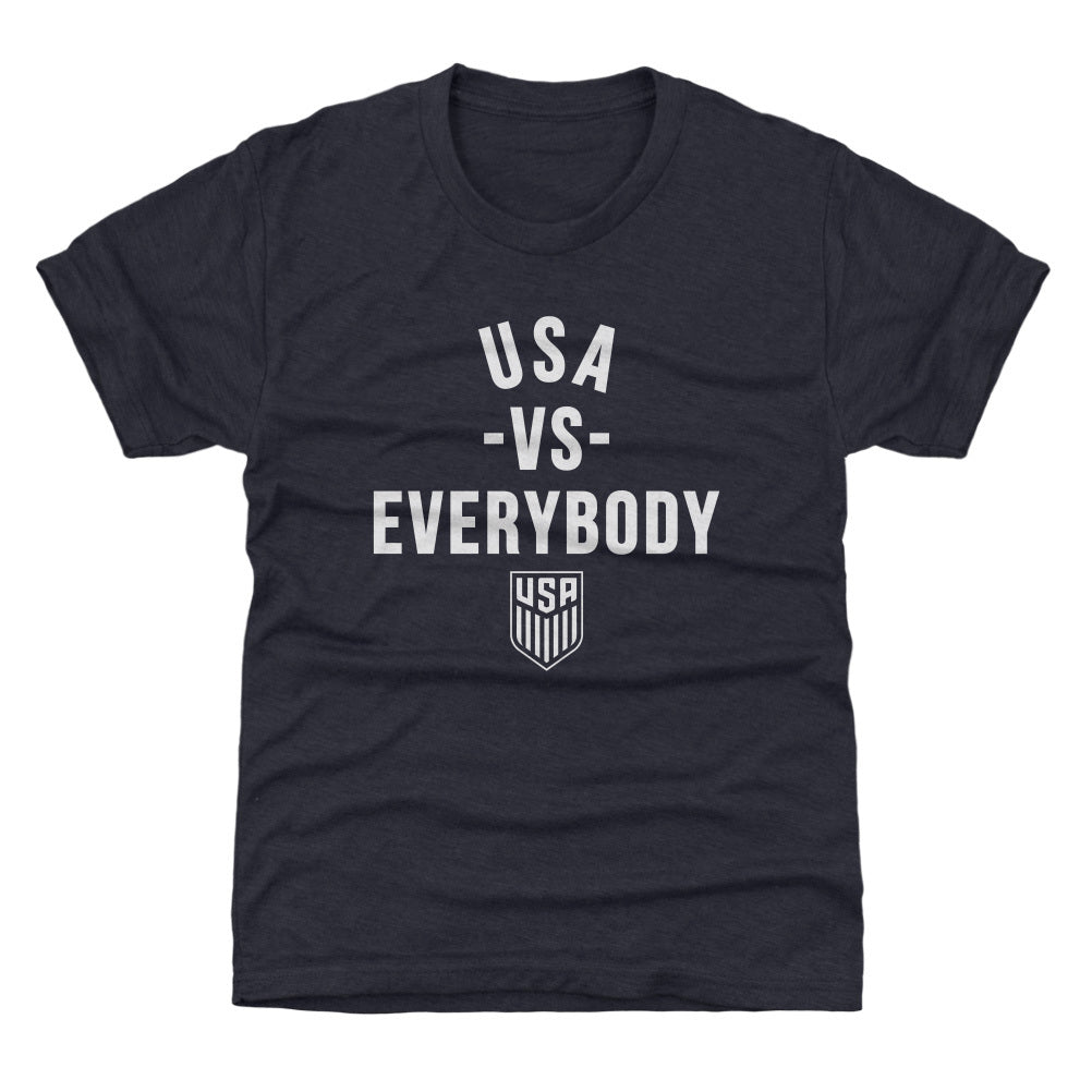 Youth Tee U.S. Soccer Vs. Everybody WHT