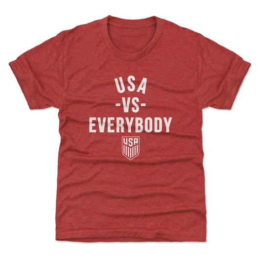 Youth Tee U.S. Soccer Vs. Everybody WHT