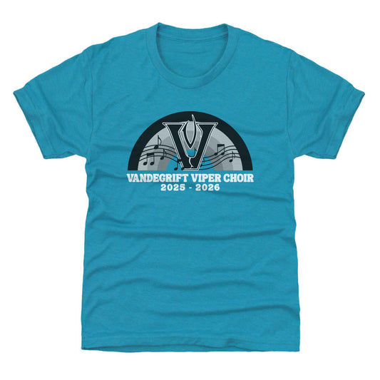Youth Tee Viper Choir Rainbow Notes