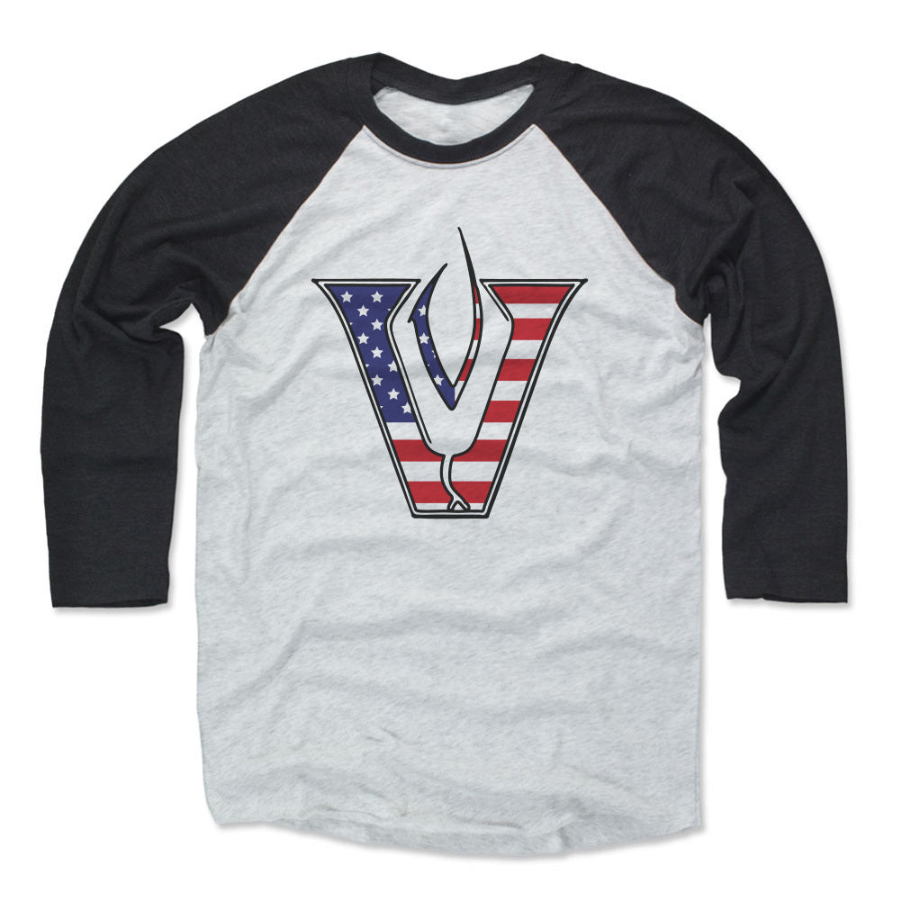 Adult Baseball Tee US Flag