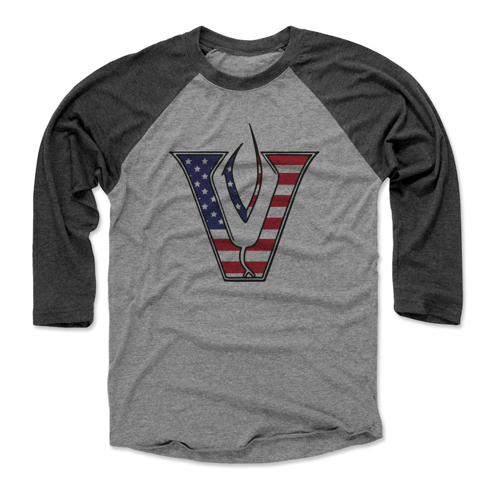 Adult Baseball Tee US Flag