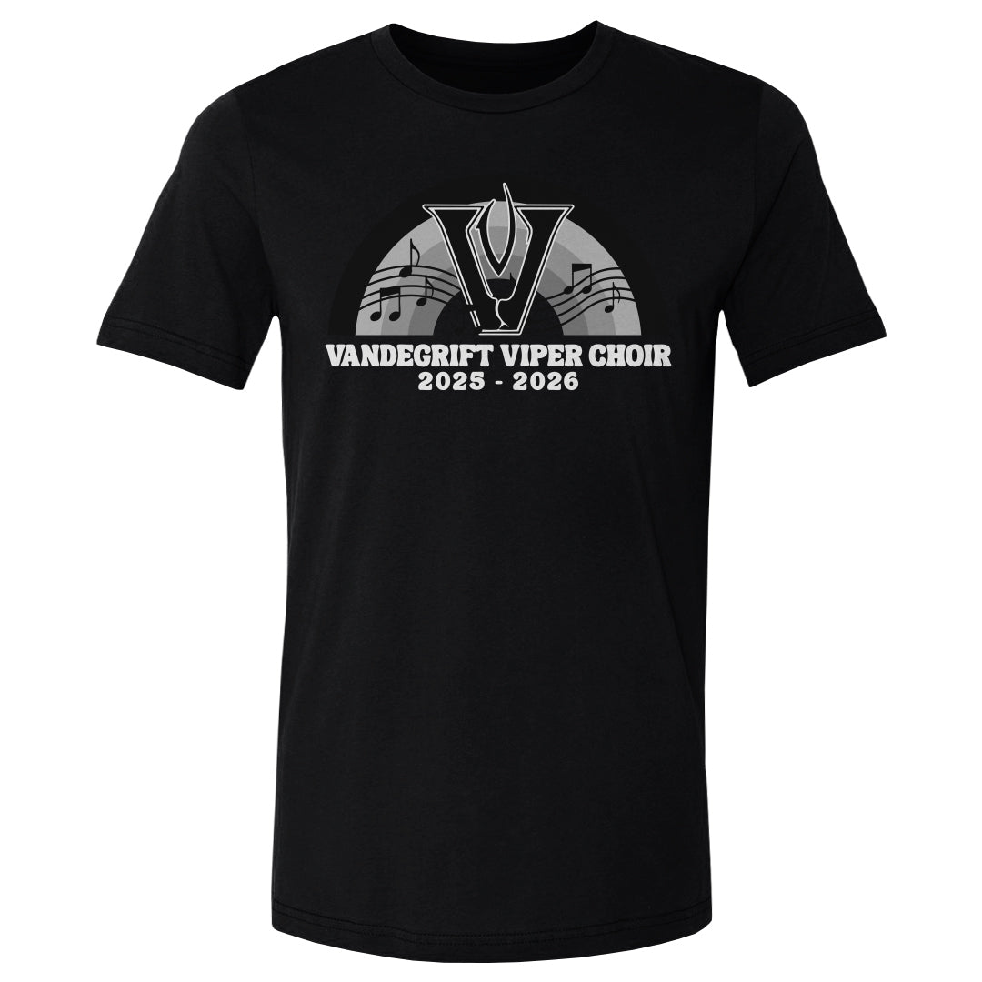 Adult Tee Viper Choir Rainbow Notes