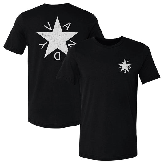 Adult Tee Vandy Star Front & Back - On Black
