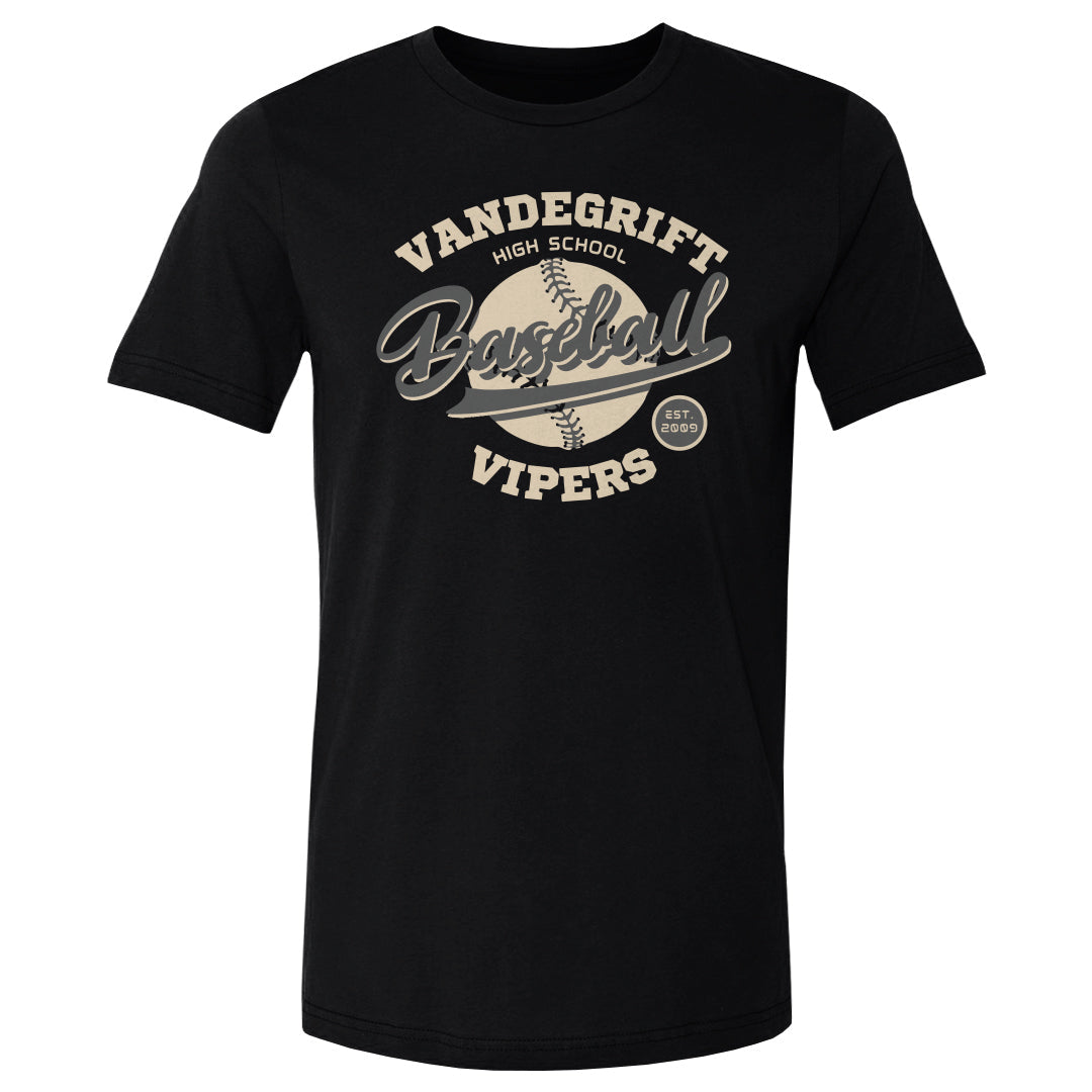 Adult Tee Vandegrift Baseball Script