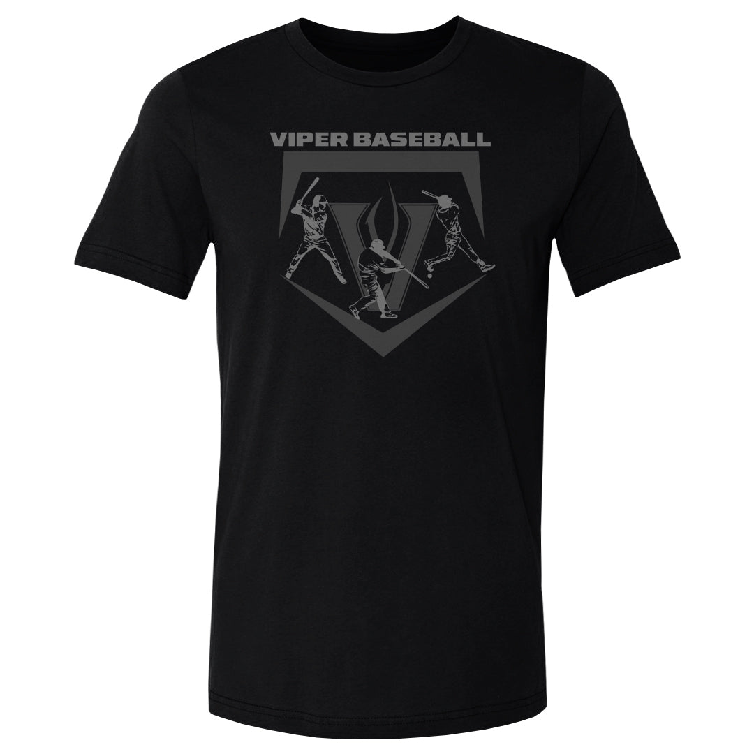 Adult Tee Vandegrift Baseball Logo Silhouette