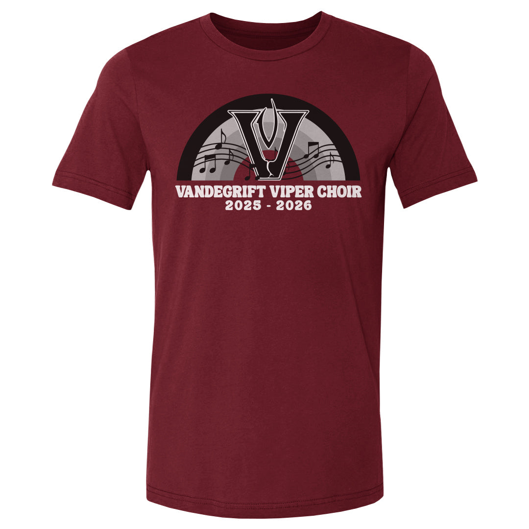Adult Tee Viper Choir Rainbow Notes