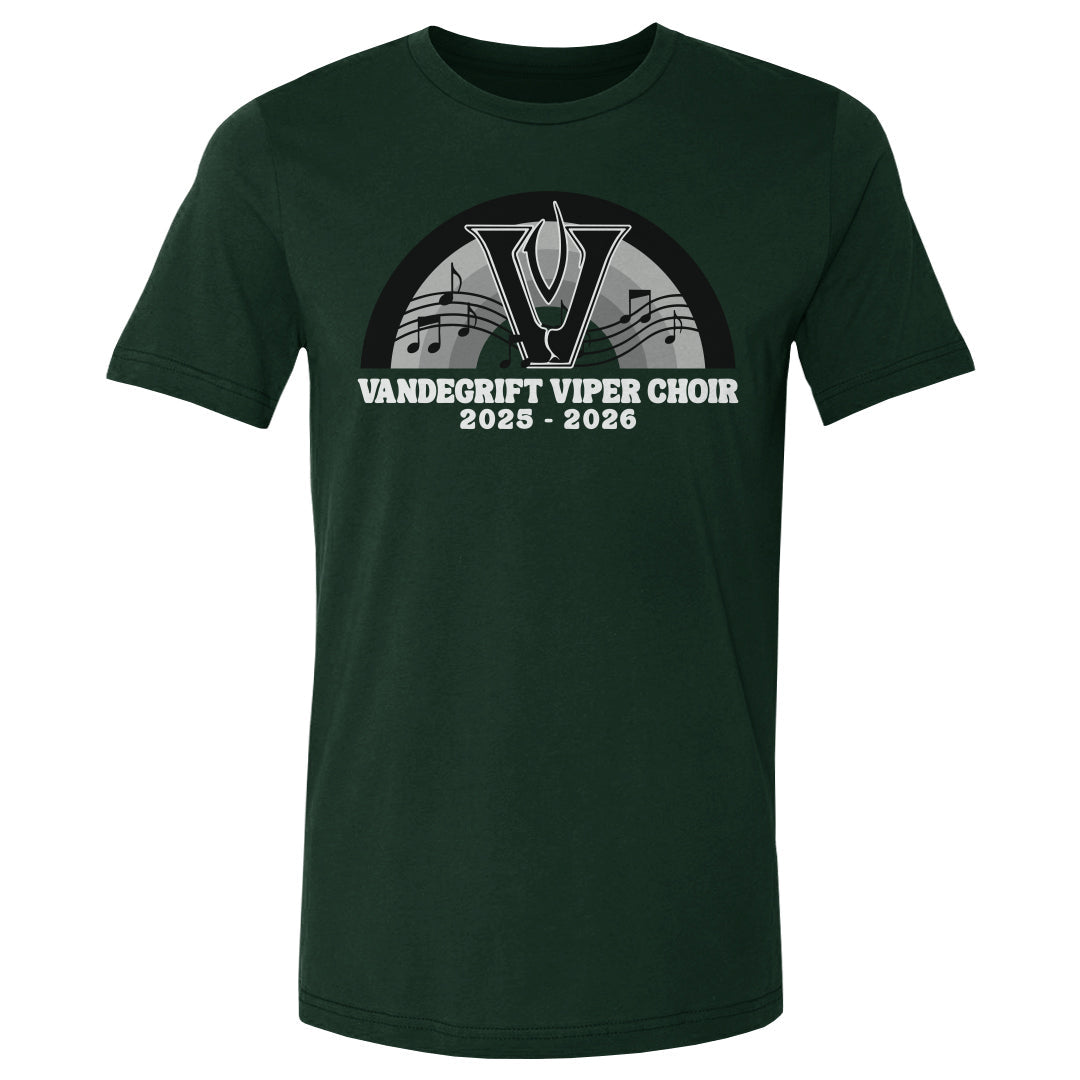 Adult Tee Viper Choir Rainbow Notes