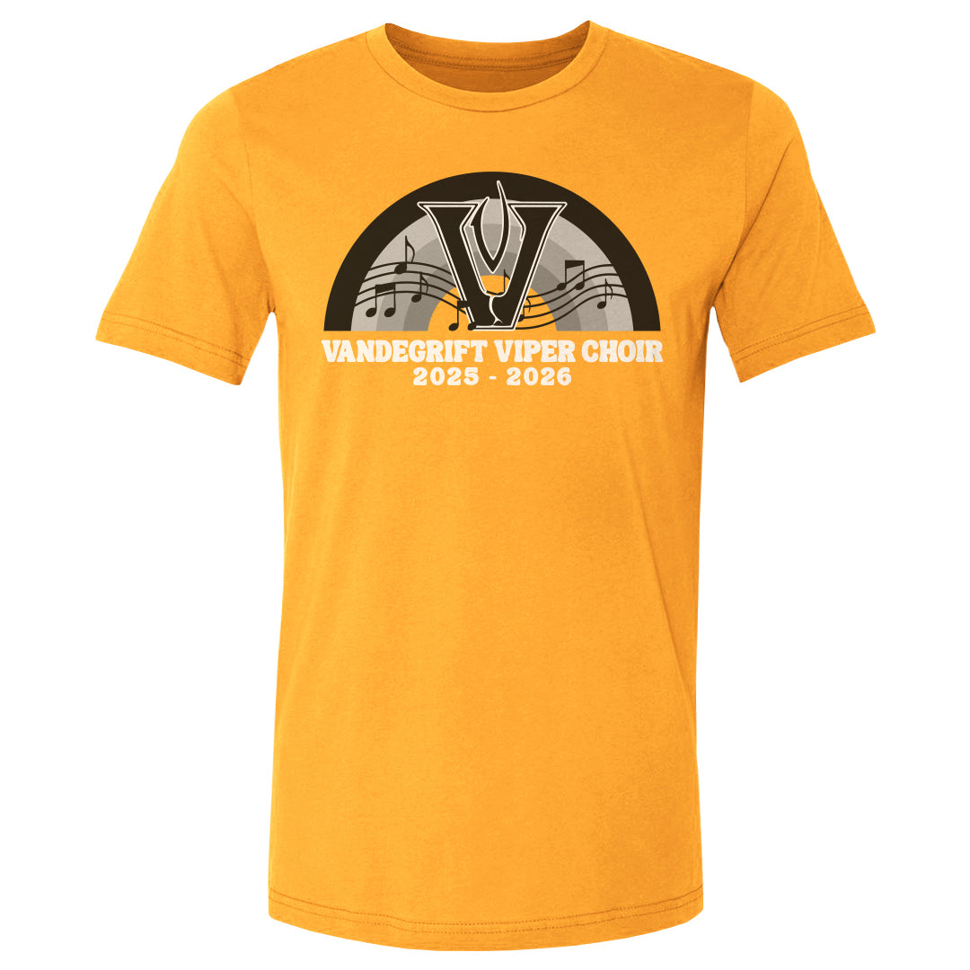 Adult Tee Viper Choir Rainbow Notes