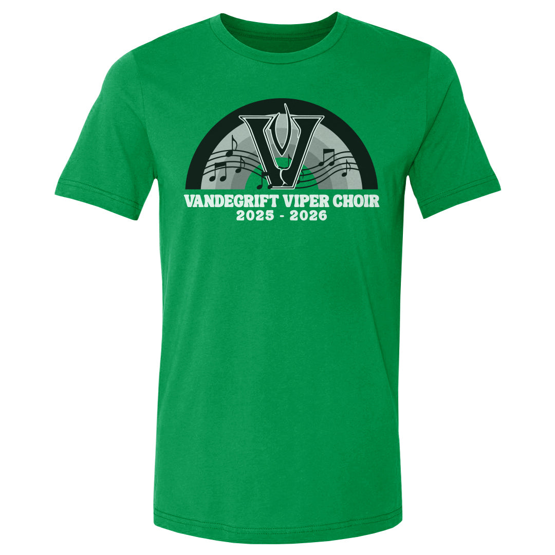 Adult Tee Viper Choir Rainbow Notes