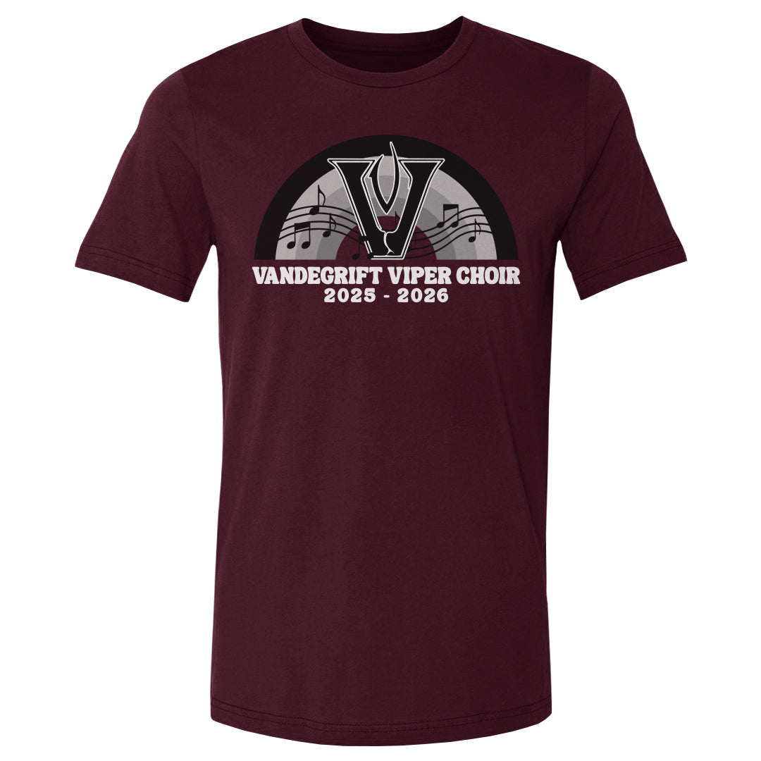 Adult Tee Viper Choir Rainbow Notes