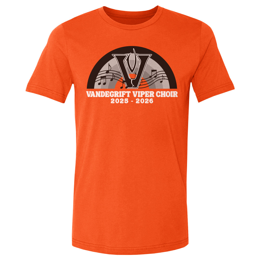 Adult Tee Viper Choir Rainbow Notes