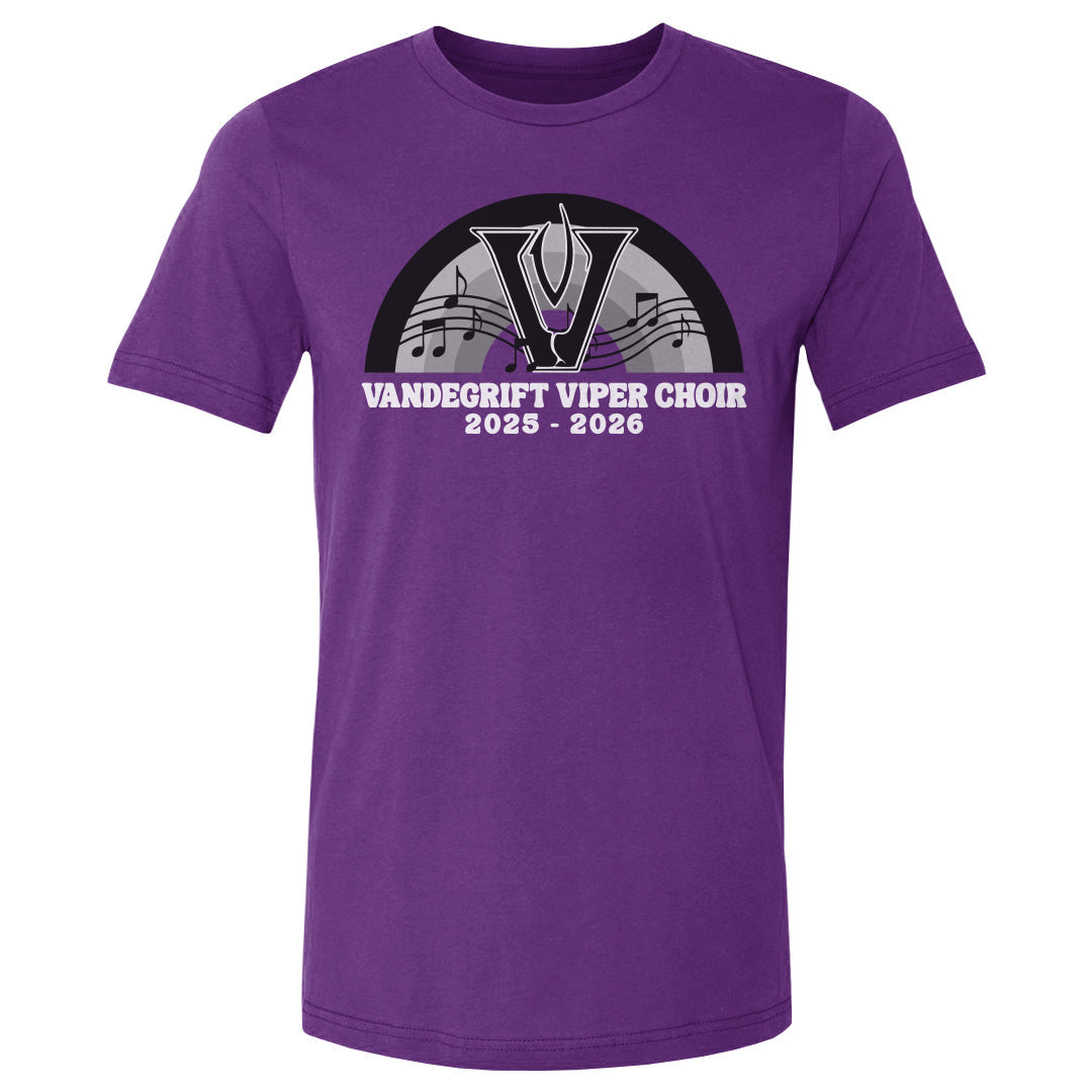 Adult Tee Viper Choir Rainbow Notes