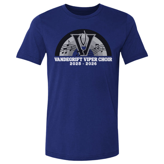 Adult Tee Viper Choir Rainbow Notes
