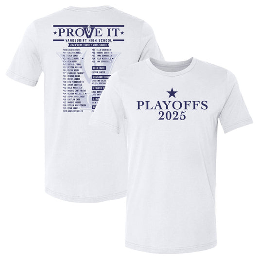 Girls Soccer Playoffs Roster Tee