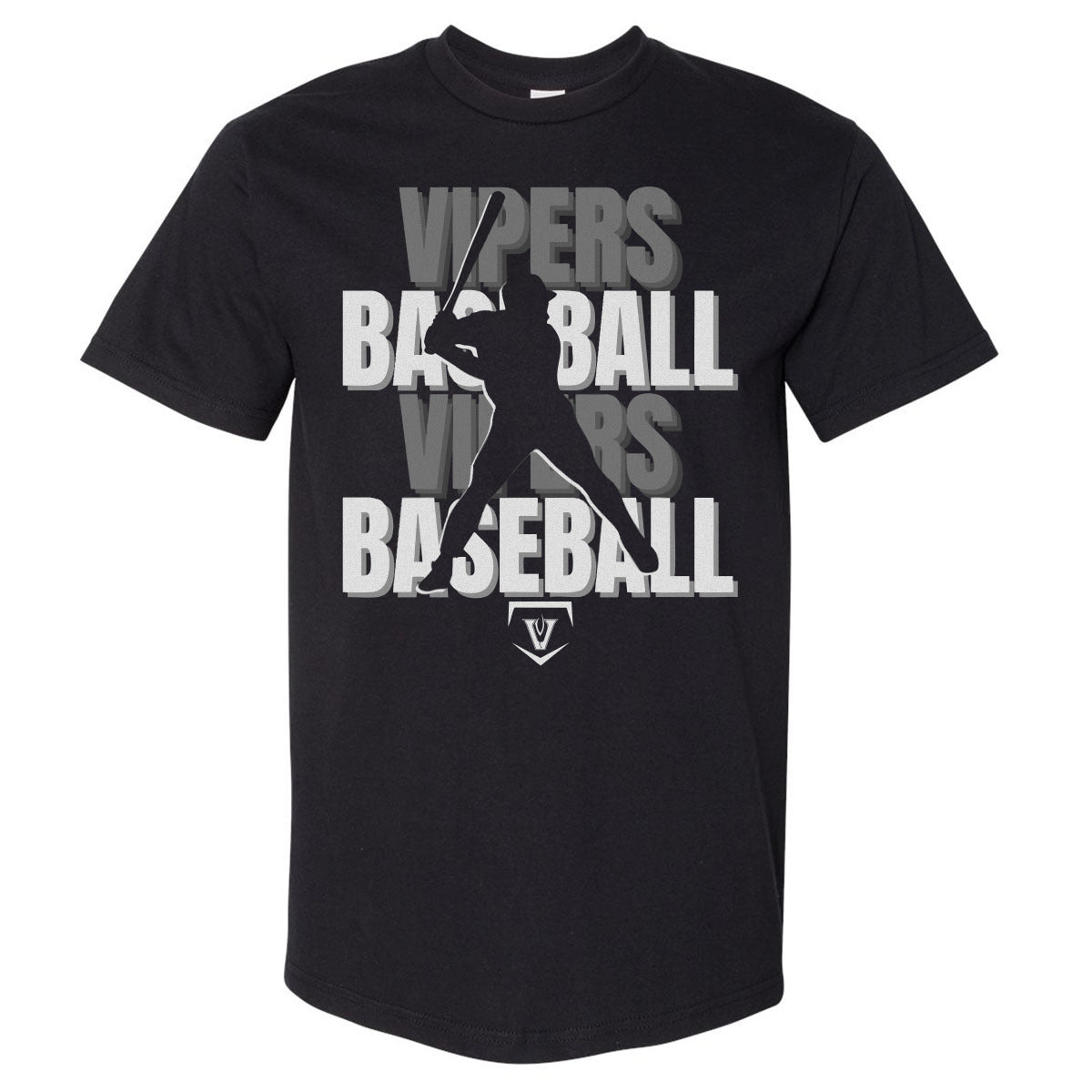 Adult Oversized Tee Vandegrift Baseball Silhouette