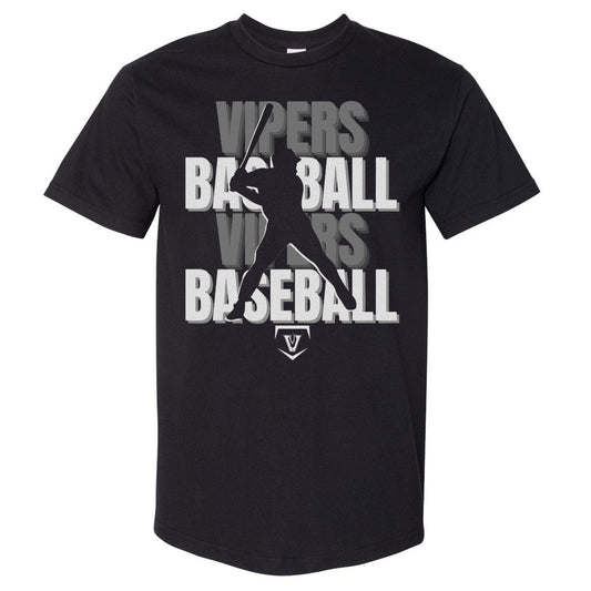 Adult Oversized Tee Vandegrift Baseball Silhouette