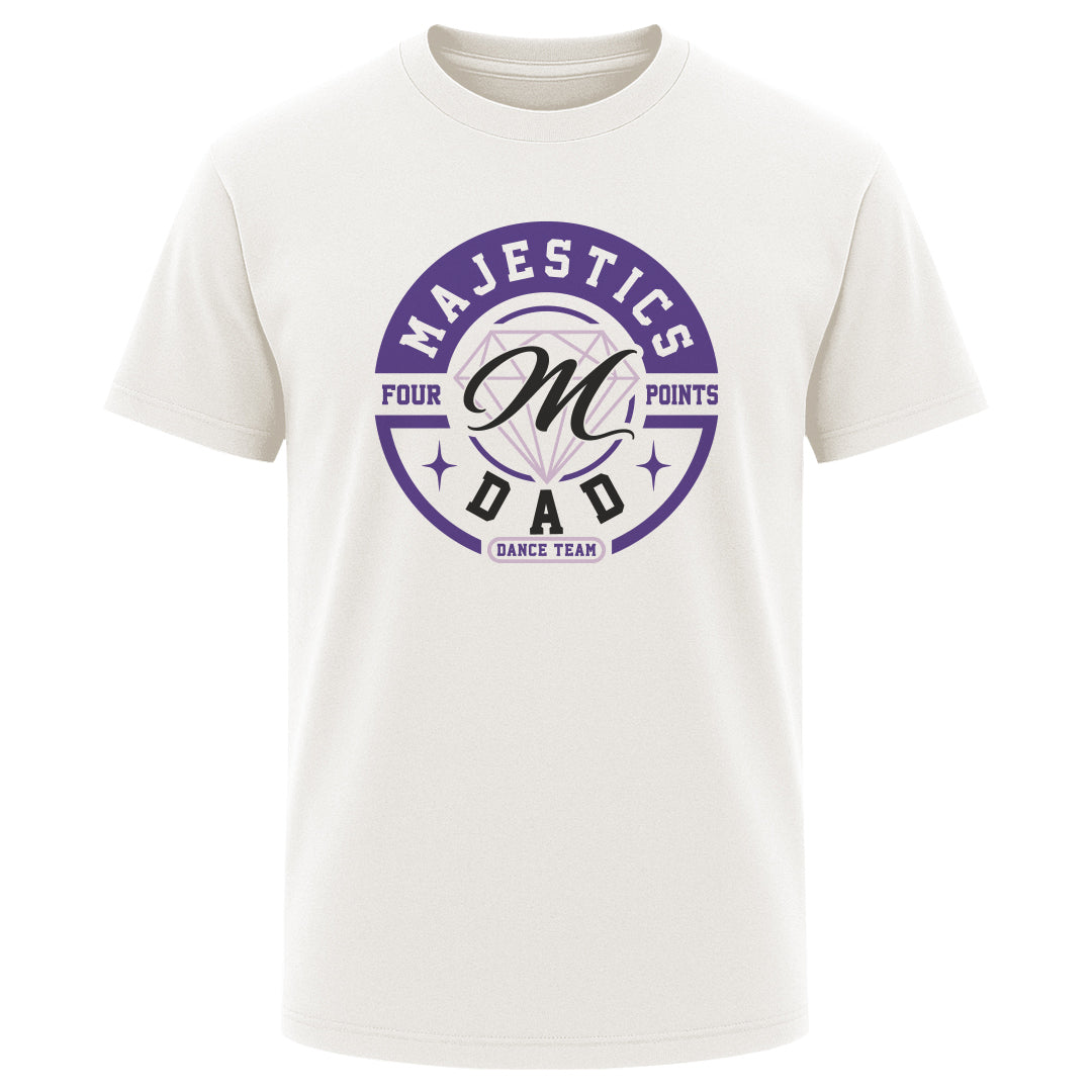 Adult Oversized Tee Majestics Dad Circle