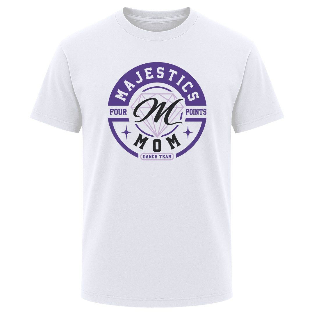 Adult Oversized Tee Majestics Mom Circle