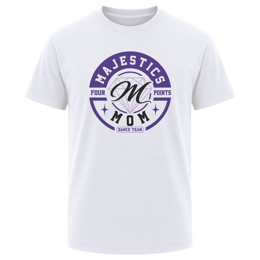 Adult Oversized Tee Majestics Mom Circle