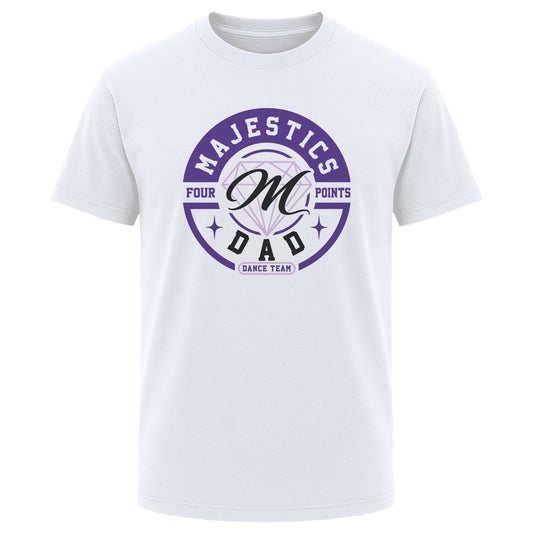 Adult Oversized Tee Majestics Dad Circle