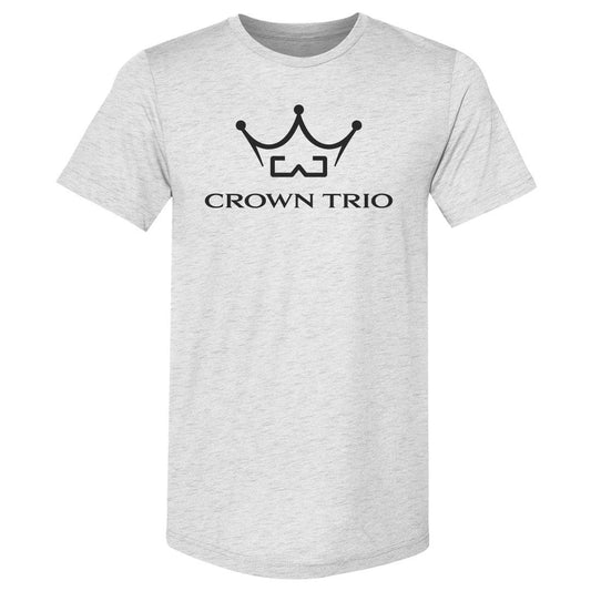Men's Premium Tee Crown Trio Logo Stacked