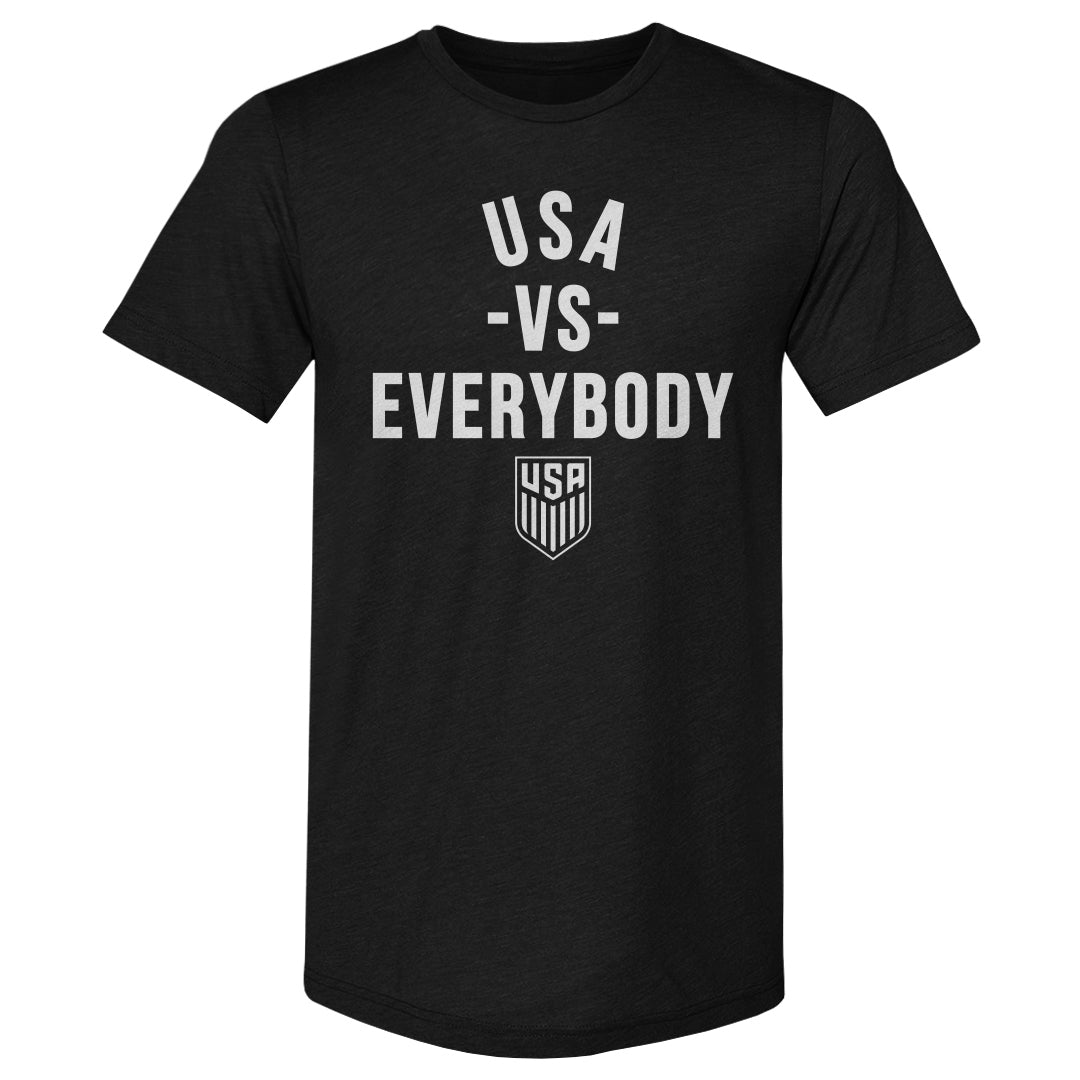 Adult Premium Tee U.S. Soccer Vs. Everybody WHT