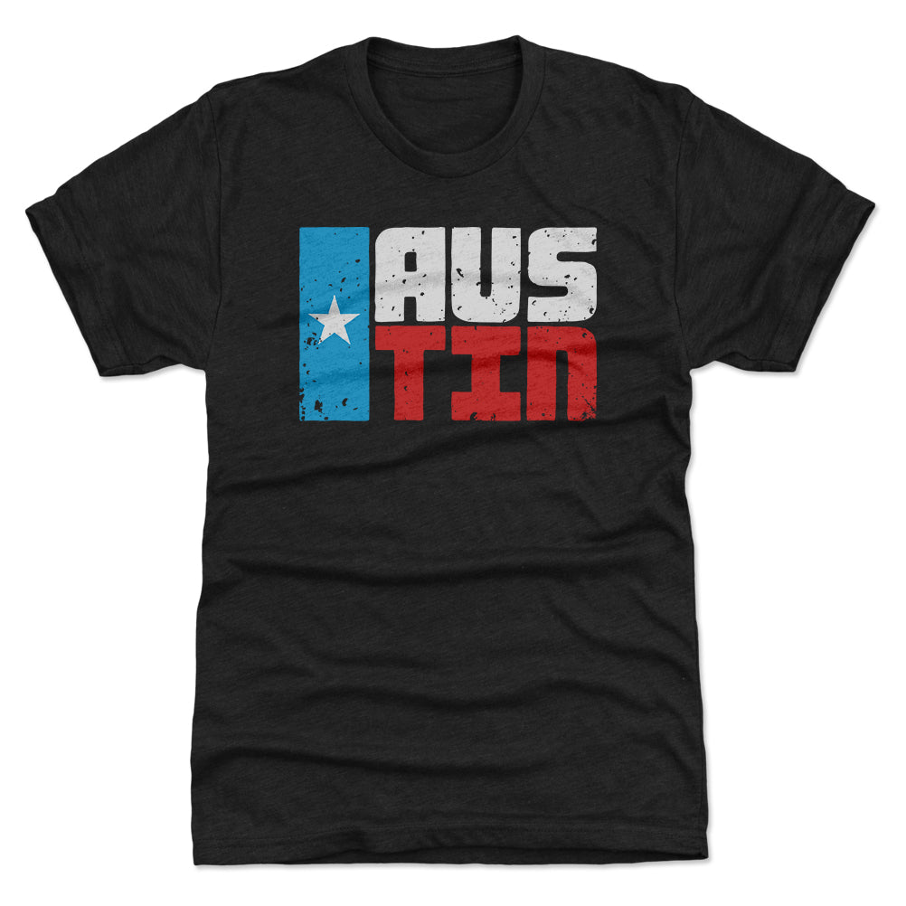 Austin Texas Flag WHT